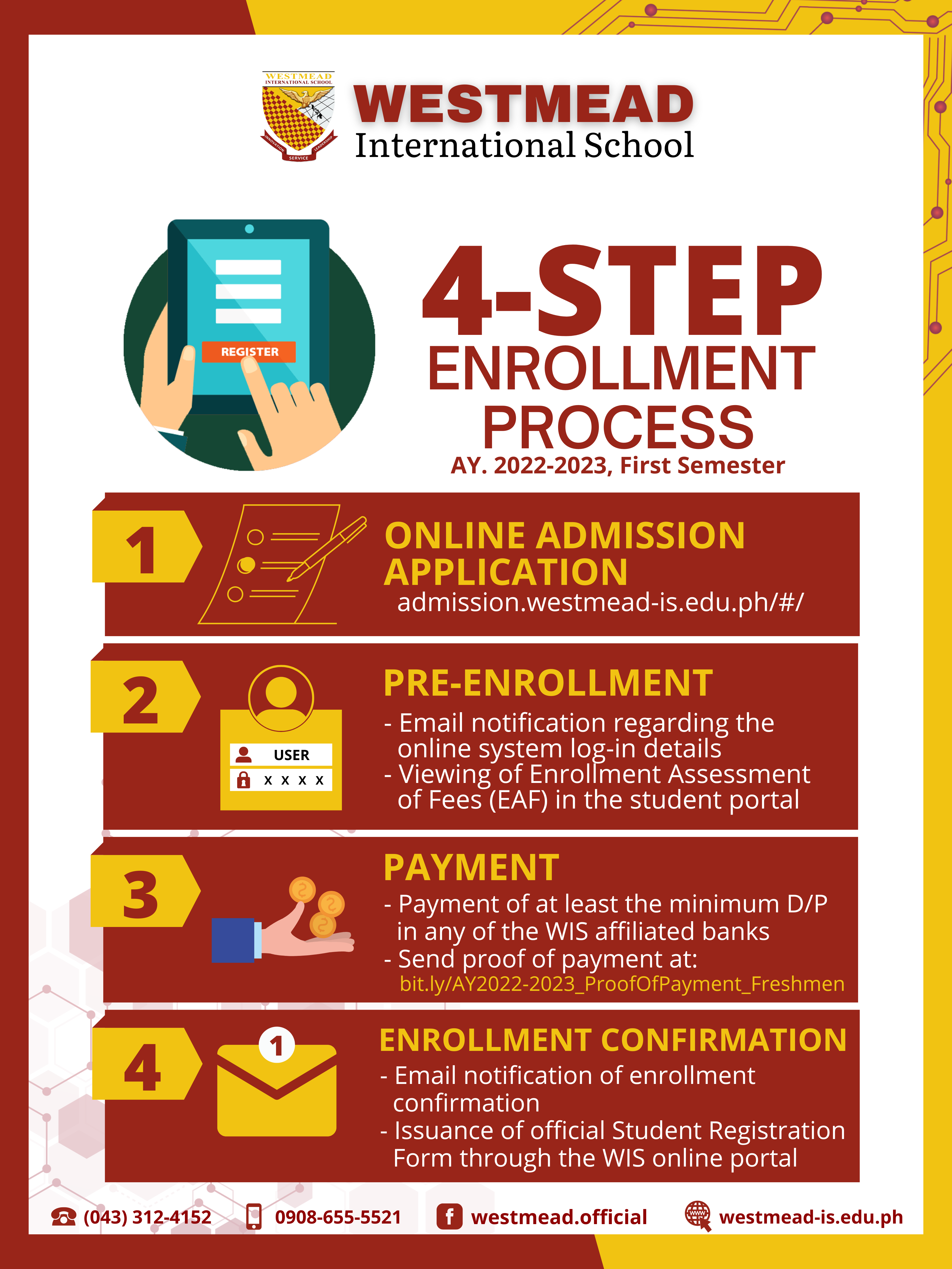 WIS 4-Step Enrollment Process