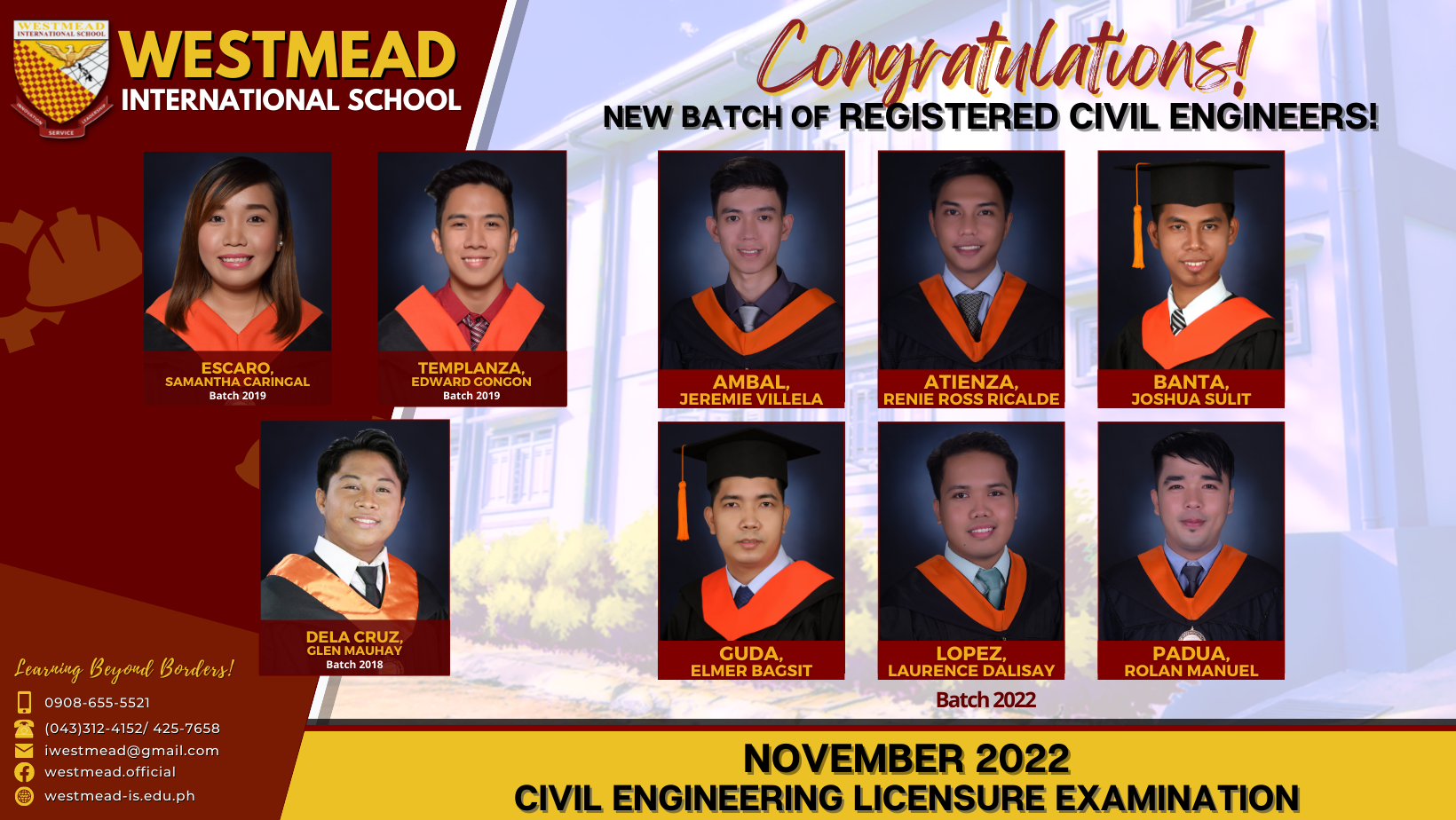 November 2022 – Registered Civil Engineers